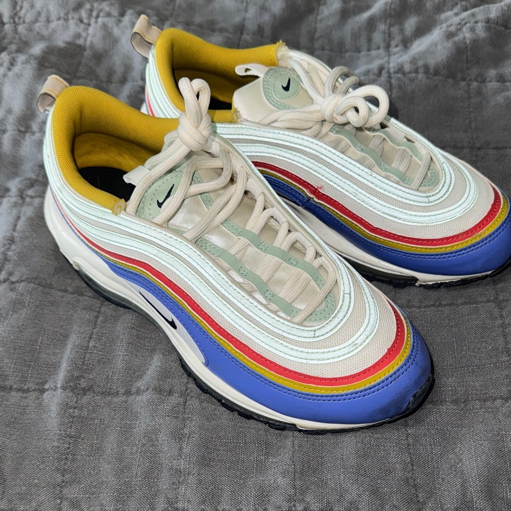 Nike Air Max 97 with Blue and Red Accents